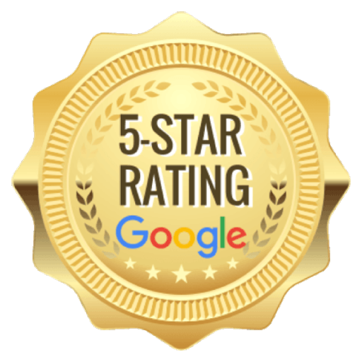 5 Star Ratings on Google